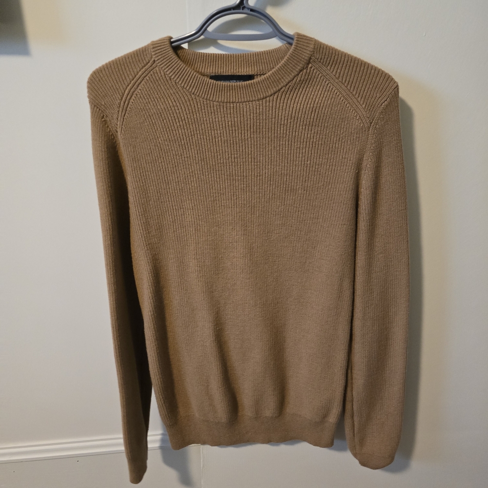 Banana Republic Men's Camel Crewneck Sweater
